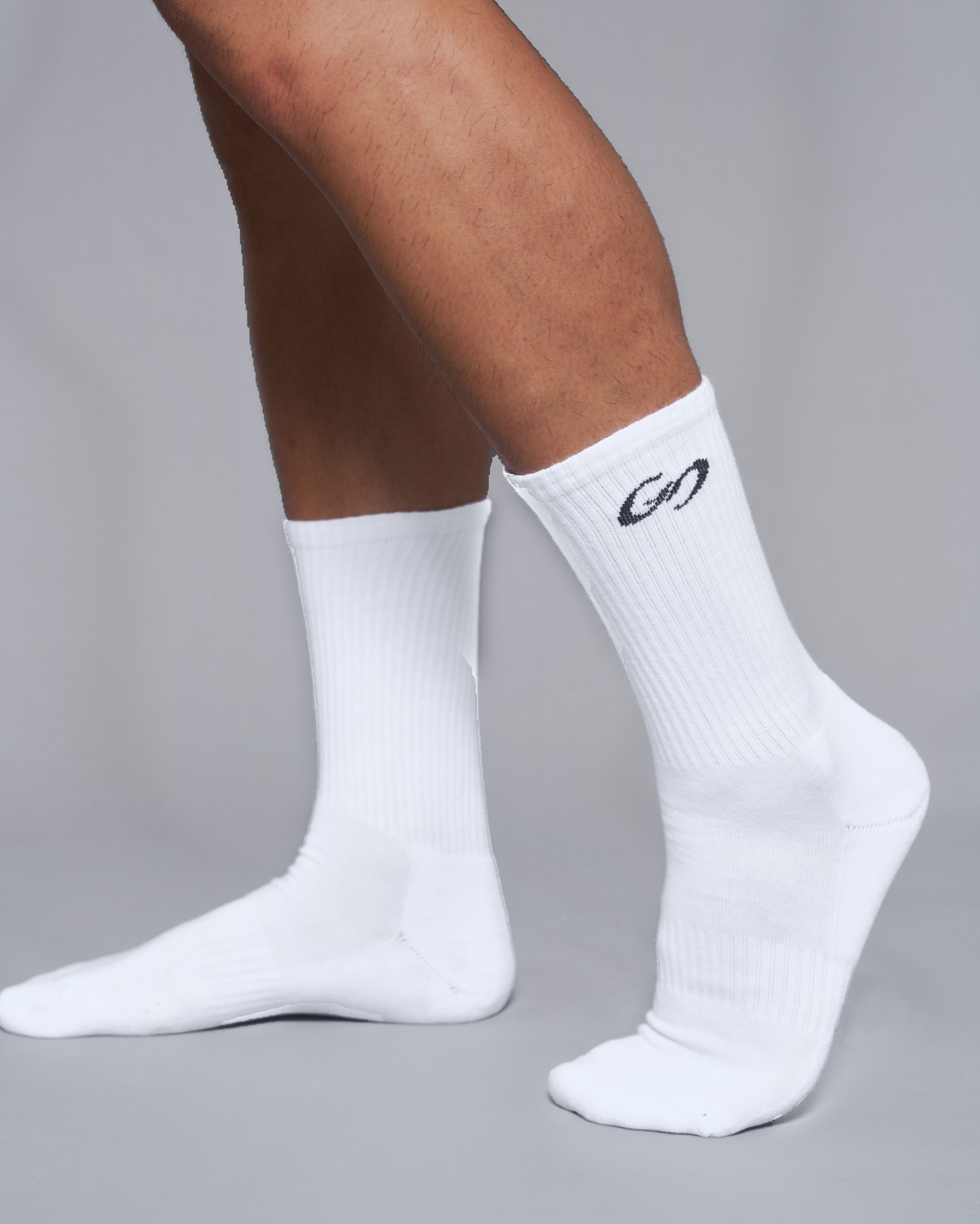0305 Core Crew Socks — White