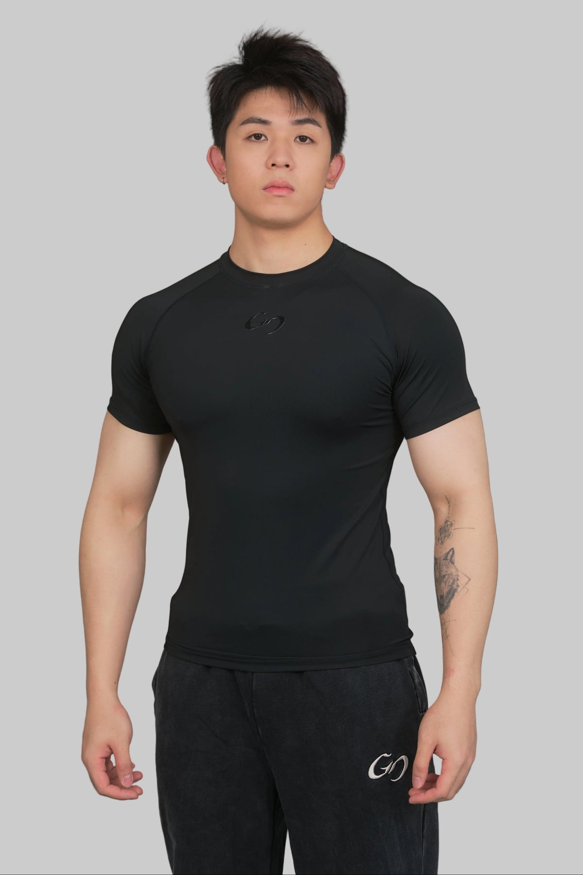 0104 - Classic Compression Tee Black