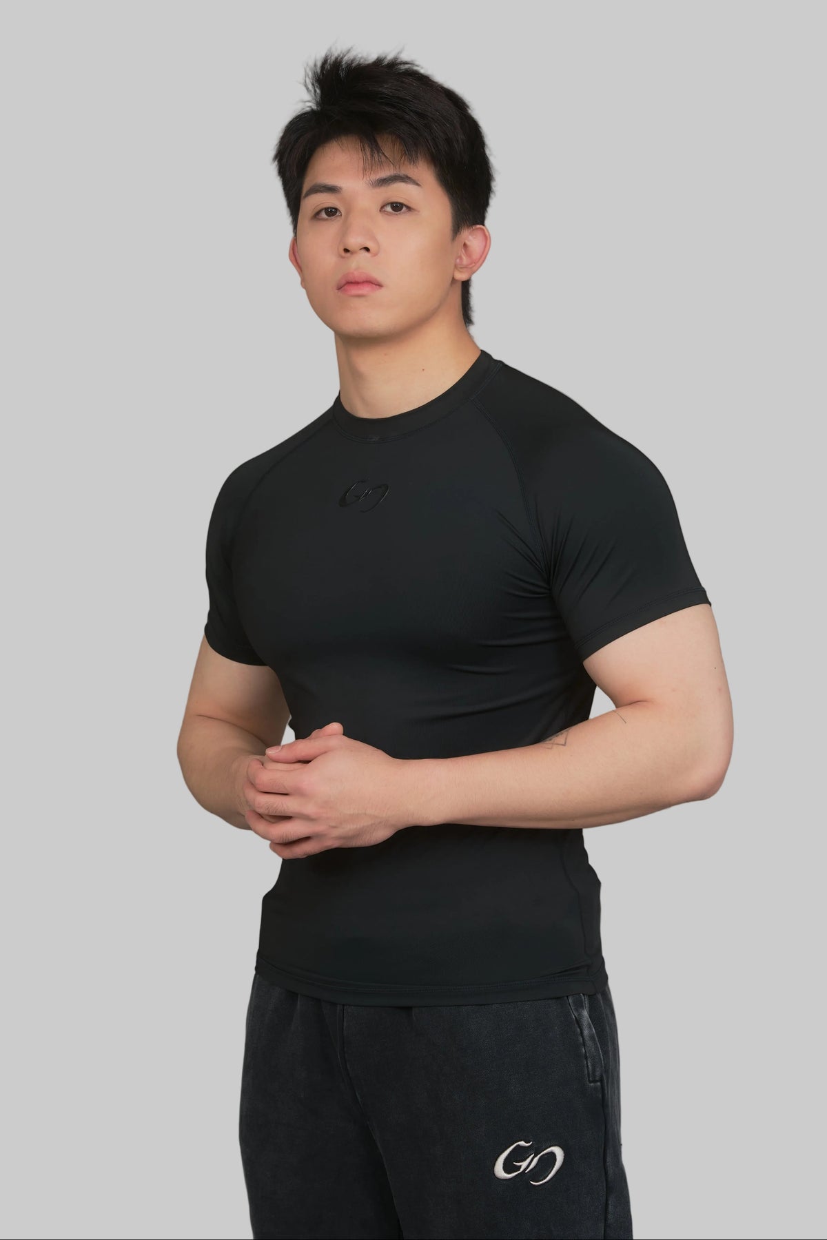 0104 - Classic Compression Tee Black