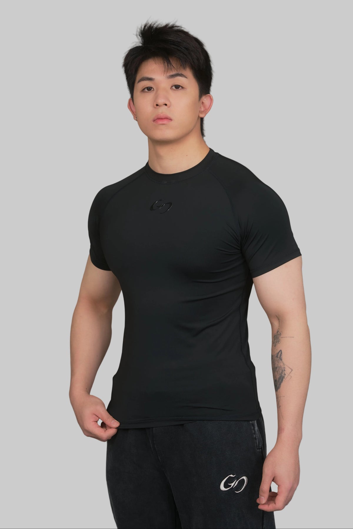 0104 - Classic Compression Tee Black