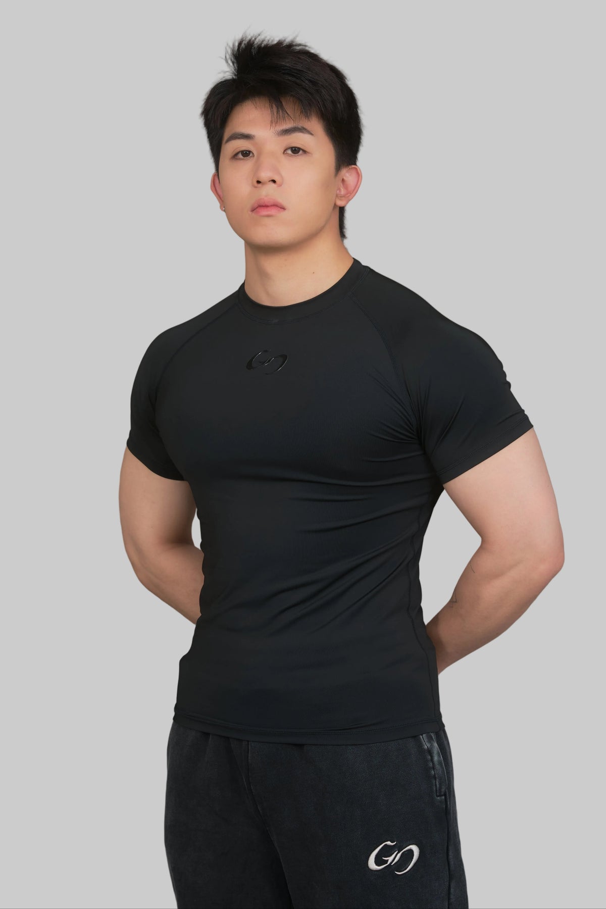 0104 - Classic Compression Tee Black