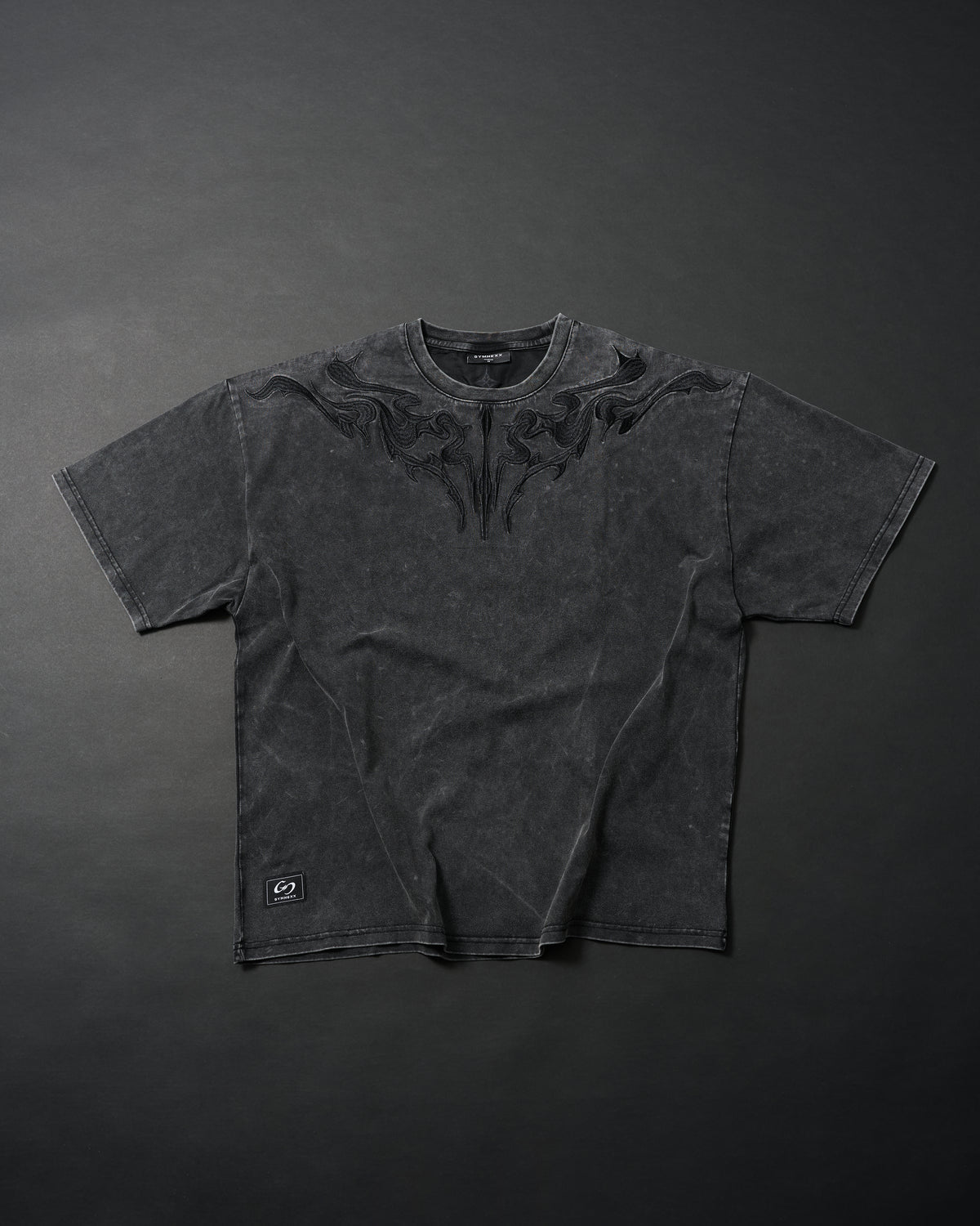 WASHED SIGIL TEE — original front flat lay